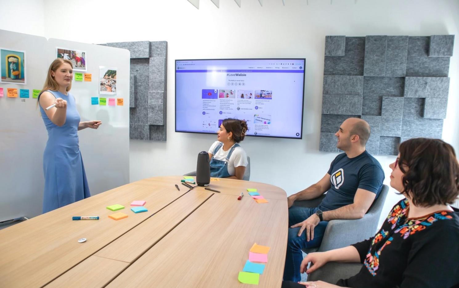 Professional presenting budget analysis to stakeholders in modern conference room